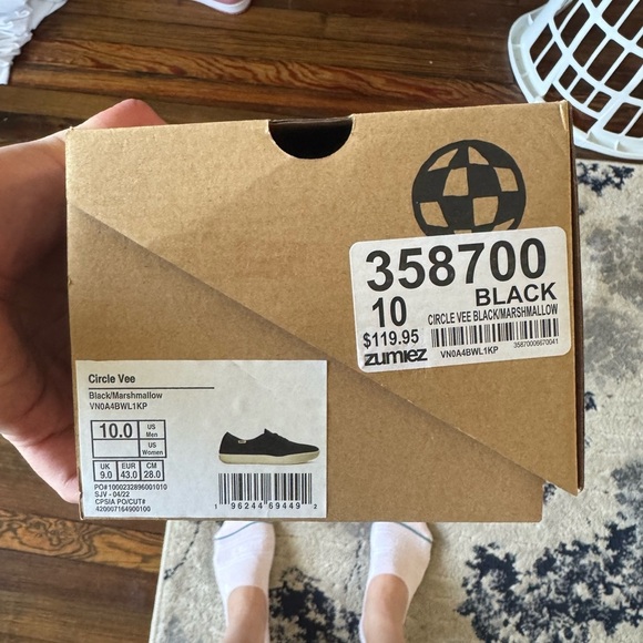 Vans Black Sneakers Lightweight Breathable Design - Picture 6 of 6